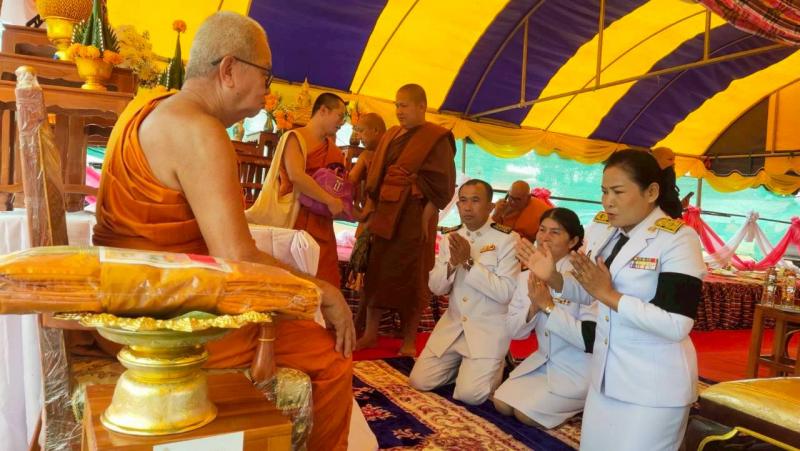 พิธีปักหมายเขตวิสุงคามสีมารอบอุโบสถ